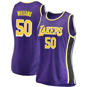 Los Angeles Lakers Swingman Purple Nate Williams 2018/19 Jersey - Statement Edition - Women's
