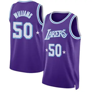 Los Angeles Lakers Swingman Purple Nate Williams 2021/22 City Edition Jersey - Youth