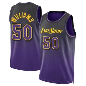 Los Angeles Lakers Swingman Purple Nate Williams 2024/25 City Edition Jersey - Men's