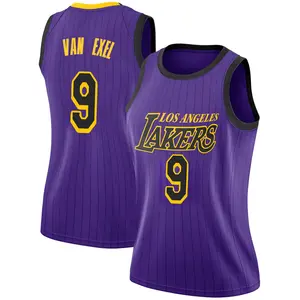 Los Angeles Lakers Swingman Purple Nick Van Exel 2018/19 Jersey - City Edition - Women's