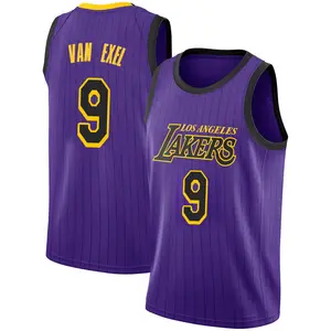 Los Angeles Lakers Swingman Purple Nick Van Exel 2018/19 Jersey - City Edition - Youth