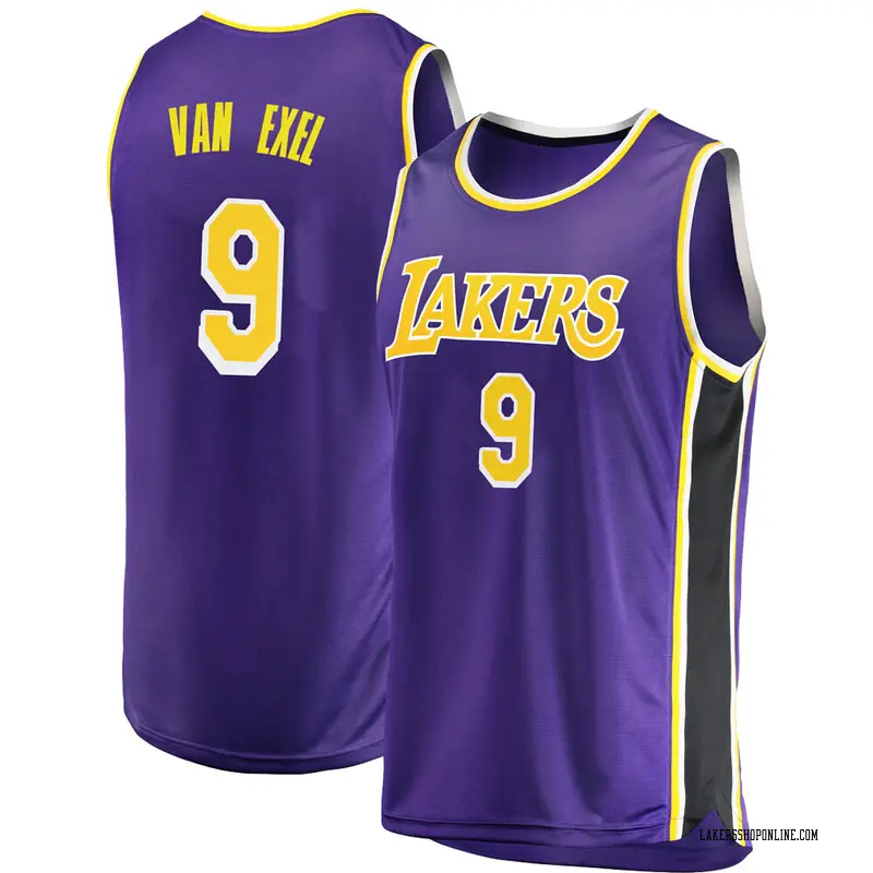 Los Angeles Lakers Swingman Purple Nick Van Exel 2018/19 Jersey - Statement Edition - Youth