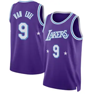 Los Angeles Lakers Swingman Purple Nick Van Exel 2021/22 City Edition Jersey - Men's