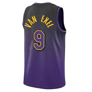 Los Angeles Lakers Swingman Purple Nick Van Exel 2024/25 City Edition Jersey - Men's