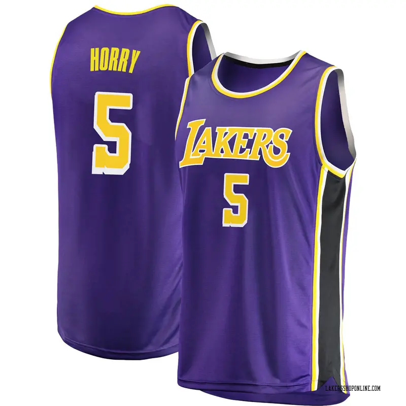 Los Angeles Lakers Swingman Purple Robert Horry 2018/19 Jersey - Statement Edition - Men's
