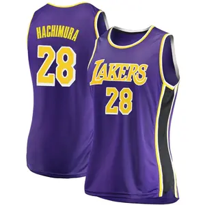 Los Angeles Lakers Swingman Purple Rui Hachimura 2018/19 Jersey - Statement Edition - Women's