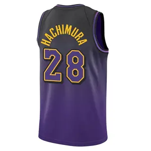 Los Angeles Lakers Swingman Purple Rui Hachimura 2024/25 City Edition Jersey - Youth