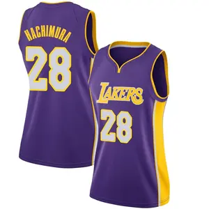 Los Angeles Lakers Swingman Purple Rui Hachimura Jersey - Statement Edition - Women's
