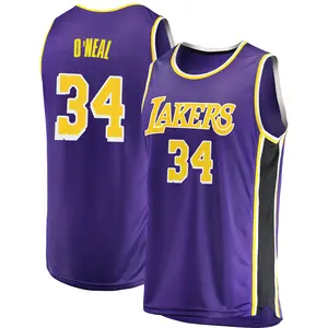 Los Angeles Lakers Swingman Purple Shaquille O'Neal 2018/19 Jersey - Statement Edition - Men's