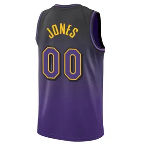 Los Angeles Lakers Swingman Purple Tevian Jones 2024/25 City Edition Jersey - Youth