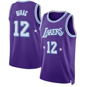 Los Angeles Lakers Swingman Purple Vlade Divac 2021/22 City Edition Jersey - Youth