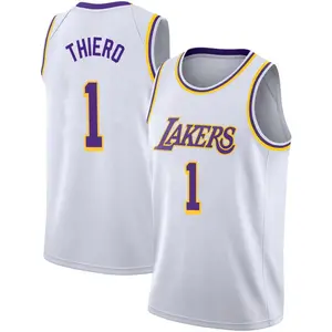Los Angeles Lakers Swingman White Adou Thiero 2020/21 Jersey - Association Edition - Men's