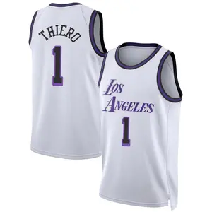 Los Angeles Lakers Swingman White Adou Thiero 2022/23 City Edition Jersey - Youth