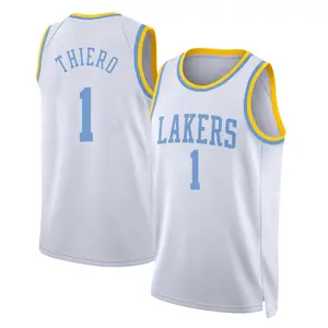 Los Angeles Lakers Swingman White Adou Thiero Classic Edition 2022/23 Jersey - Youth