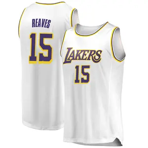 Los Angeles Lakers Swingman White Austin Reaves 2018/19 Jersey - Association Edition - Men's