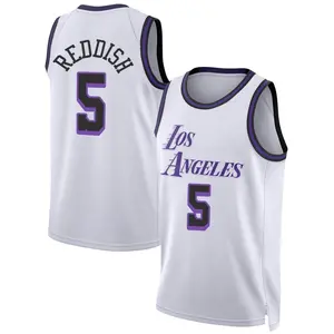 Los Angeles Lakers Swingman White Cam Reddish 2022/23 City Edition Jersey - Youth