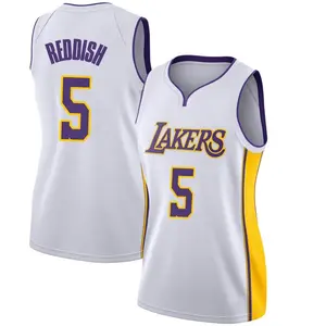 Los Angeles Lakers Swingman White Cam Reddish Jersey - Association Edition - Women's