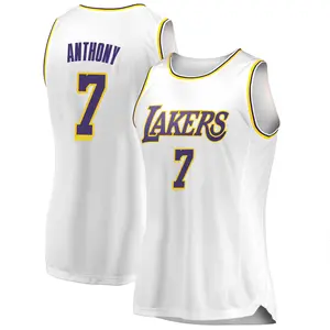 Los Angeles Lakers Swingman White Carmelo Anthony 2018/19 Jersey - Association Edition - Women's