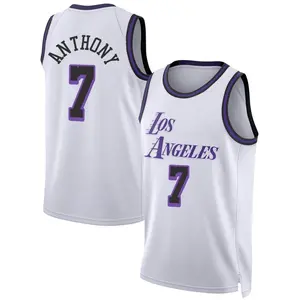 Los Angeles Lakers Swingman White Carmelo Anthony 2022/23 City Edition Jersey - Men's