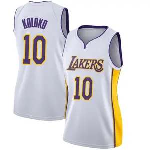 Los Angeles Lakers Swingman White Christian Koloko Jersey - Association Edition - Women's