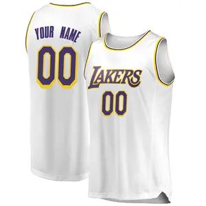 Los Angeles Lakers Swingman White Custom 2018/19 Jersey - Association Edition - Men's