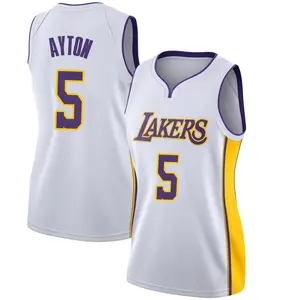 Los Angeles Lakers Swingman White Deandre Ayton Jersey - Association Edition - Women's