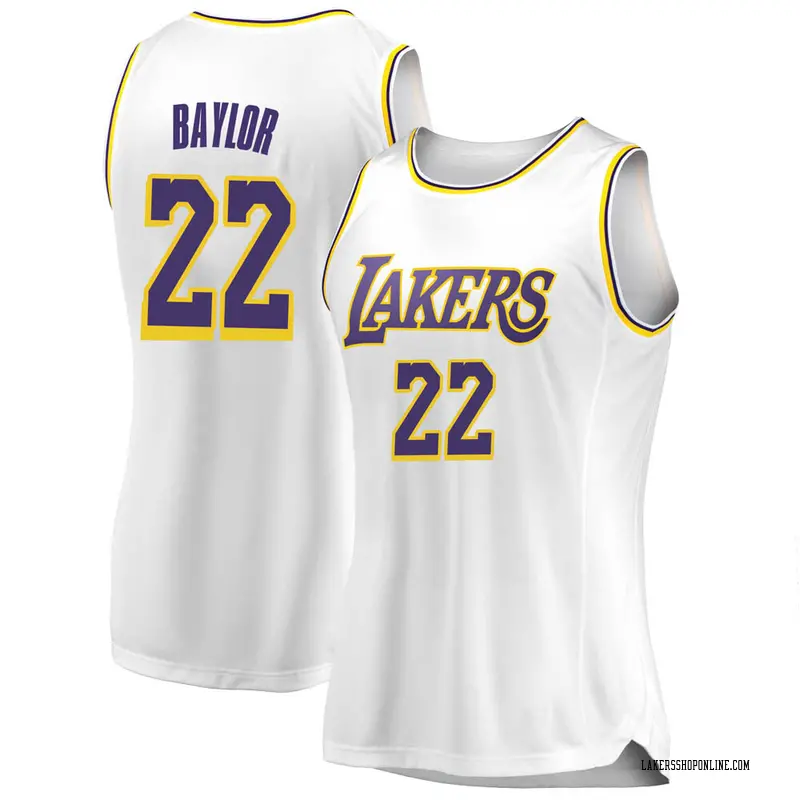 Los Angeles Lakers Swingman White Elgin Baylor 2018/19 Jersey - Association Edition - Women's
