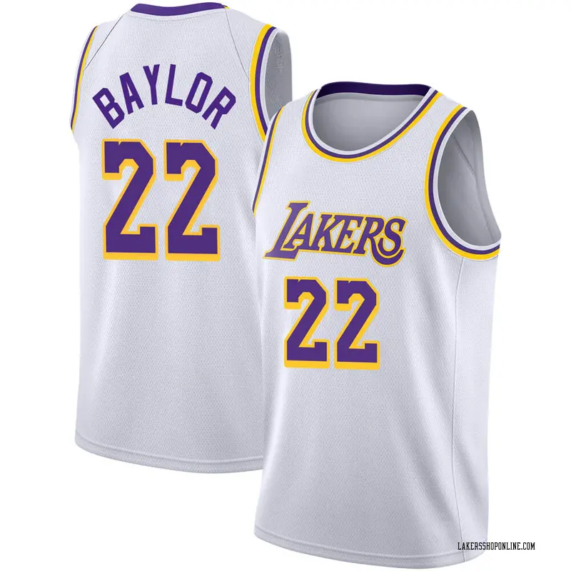 Los Angeles Lakers Swingman White Elgin Baylor 2020/21 Jersey - Association Edition - Men's