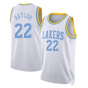 Los Angeles Lakers Swingman White Elgin Baylor Classic Edition 2022/23 Jersey - Youth