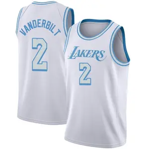 Los Angeles Lakers Swingman White Jarred Vanderbilt 2020/21 Jersey - City Edition - Youth