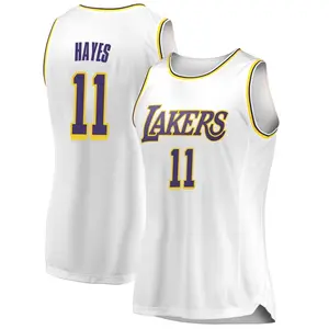 Los Angeles Lakers Swingman White Jaxson Hayes 2018/19 Jersey - Association Edition - Women's