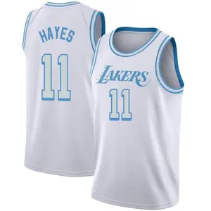 Los Angeles Lakers Swingman White Jaxson Hayes 2020/21 Jersey - City Edition - Youth