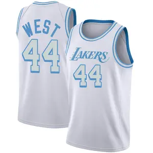 Los Angeles Lakers Swingman White Jerry West 2020/21 Jersey - City Edition - Men's