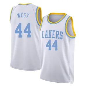 Los Angeles Lakers Swingman White Jerry West Classic Edition 2022/23 Jersey - Youth