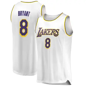 Los Angeles Lakers Swingman White Kobe Bryant 2018/19 Jersey - Association Edition - Men's