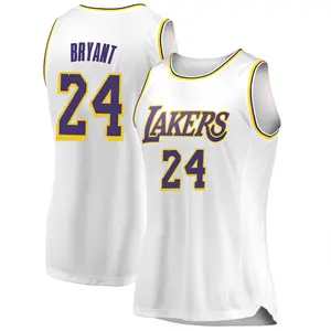 Los Angeles Lakers Swingman White Kobe Bryant 2018/19 Jersey - Association Edition - Women's