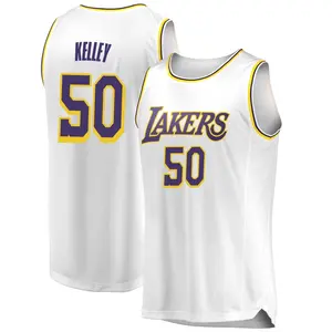 Los Angeles Lakers Swingman White Kylor Kelley 2018/19 Jersey - Association Edition - Men's