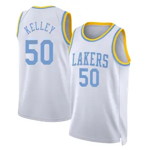 Los Angeles Lakers Swingman White Kylor Kelley Classic Edition 2022/23 Jersey - Men's