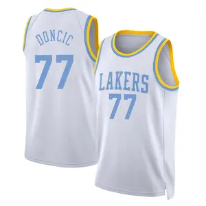 Los Angeles Lakers Swingman White Luka Doncic Classic Edition 2022/23 Jersey - Men's