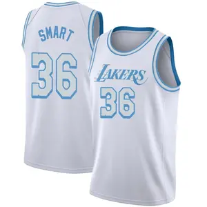 Los Angeles Lakers Swingman White Marcus Smart 2020/21 Jersey - City Edition - Men's