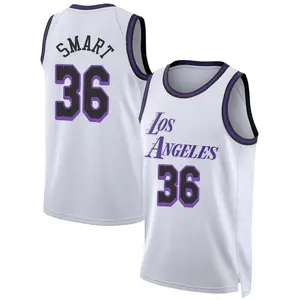 Los Angeles Lakers Swingman White Marcus Smart 2022/23 City Edition Jersey - Men's