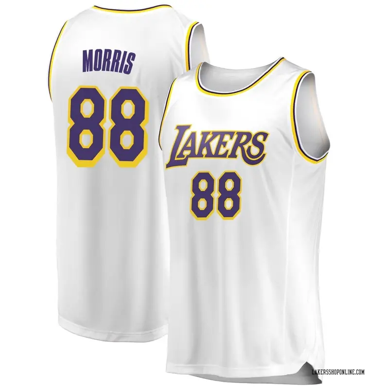 Los Angeles Lakers Swingman White Markieff Morris 2018/19 Jersey - Association Edition - Youth
