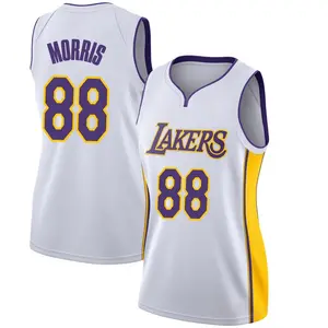 Los Angeles Lakers Swingman White Markieff Morris Jersey - Association Edition - Women's