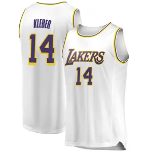 Los Angeles Lakers Swingman White Maxi Kleber 2018/19 Jersey - Association Edition - Men's