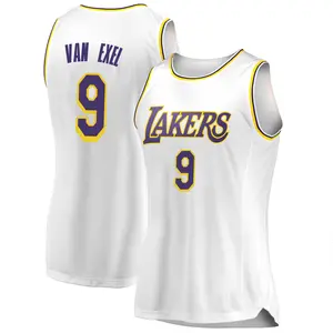 Los Angeles Lakers Swingman White Nick Van Exel 2018/19 Jersey - Association Edition - Women's
