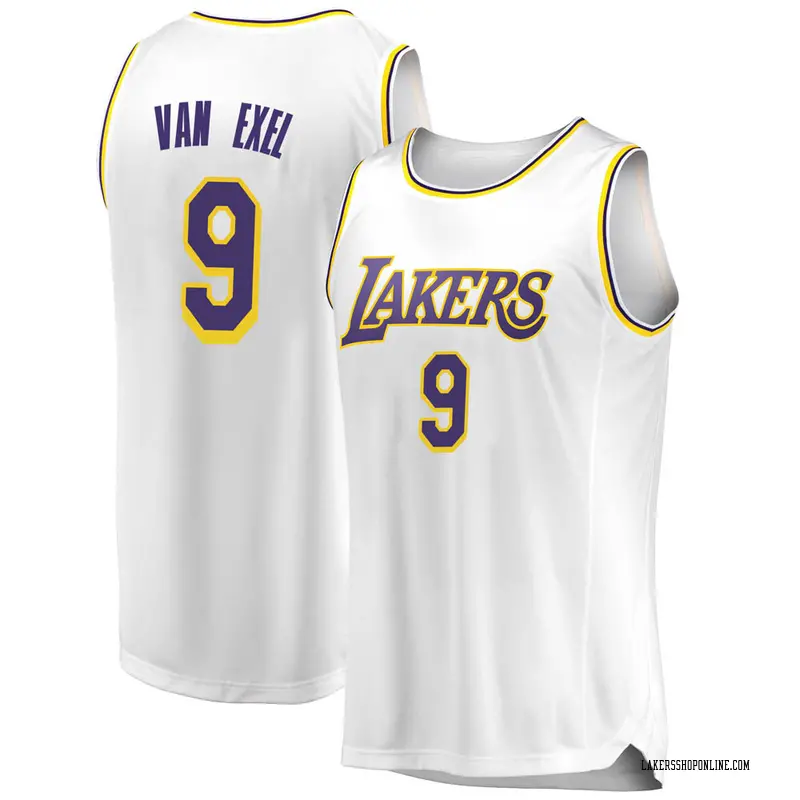 Los Angeles Lakers Swingman White Nick Van Exel 2018/19 Jersey - Association Edition - Youth