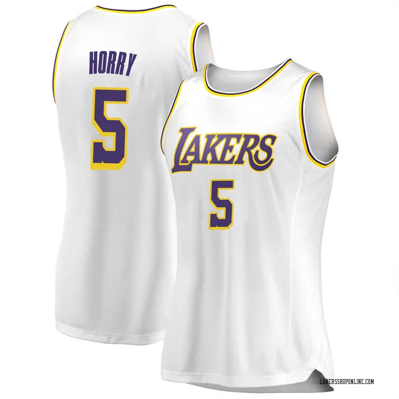 Los Angeles Lakers Swingman White Robert Horry 2018/19 Jersey - Association Edition - Women's