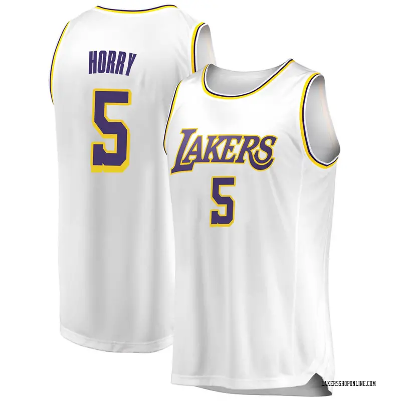 Los Angeles Lakers Swingman White Robert Horry 2018/19 Jersey - Association Edition - Youth