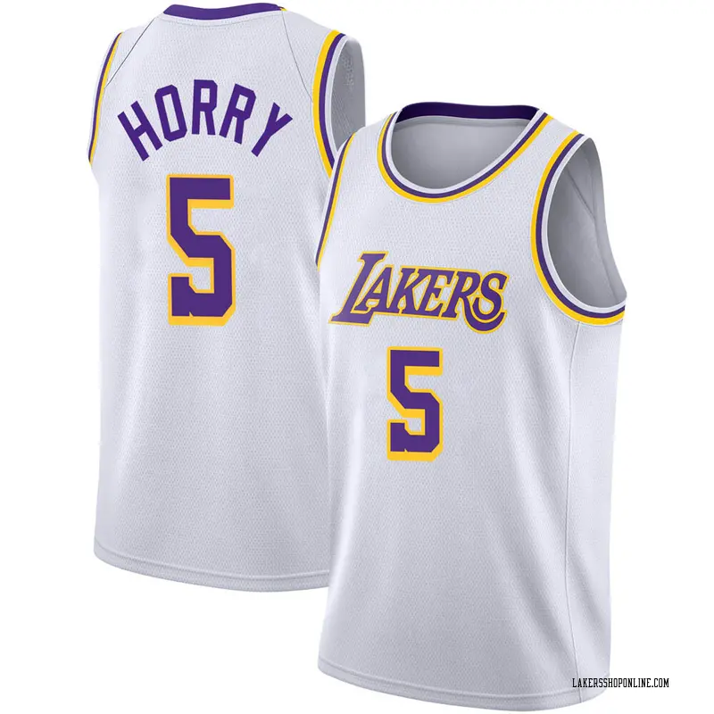 Los Angeles Lakers Swingman White Robert Horry 2020/21 Jersey - Association Edition - Men's