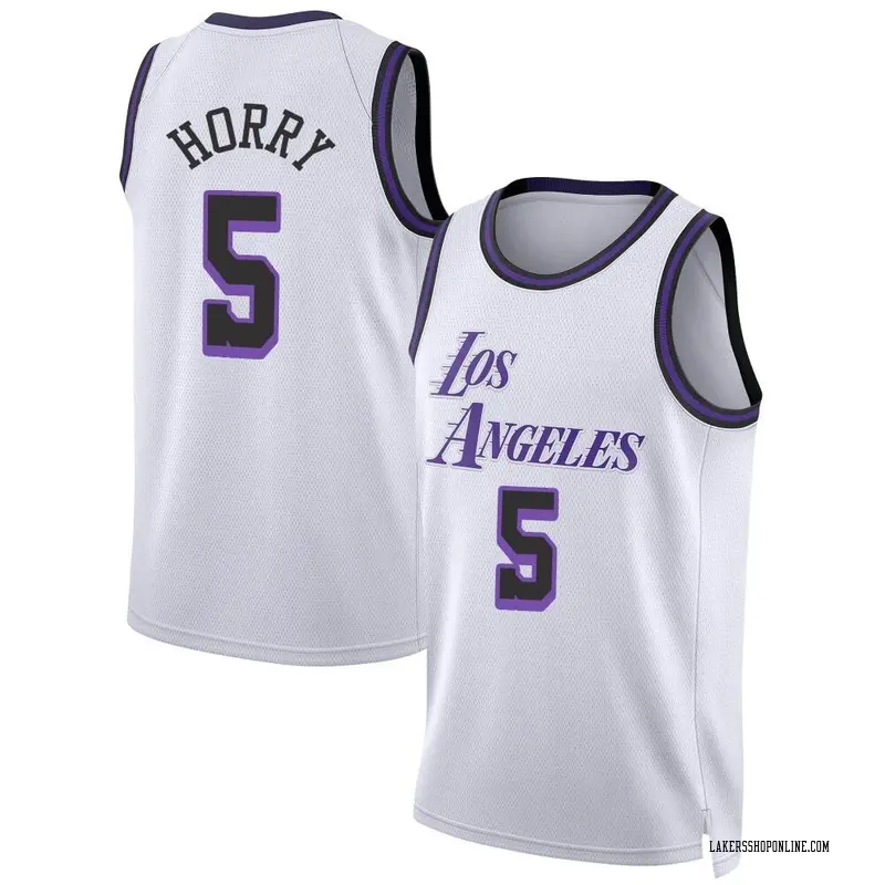 Los Angeles Lakers Swingman White Robert Horry 2022/23 City Edition Jersey - Men's